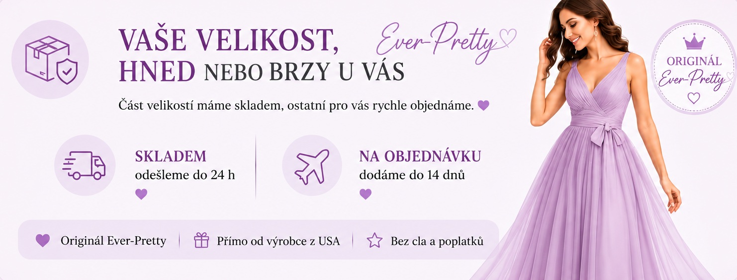 Společenské šaty Modion.cz skladem i na objednávku